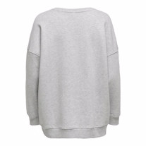 ONLY Oversized Sweatshirt Fave Light Grey